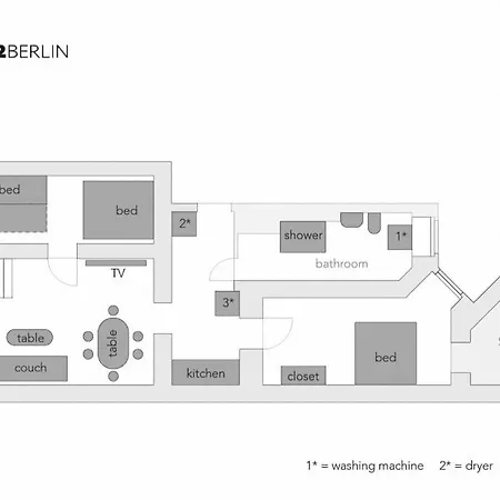 Appartement S37 Room22 Bergmannkiez